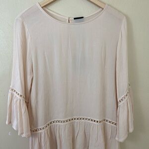 Bobeau Women Top. Natural Tan. Sz XS.